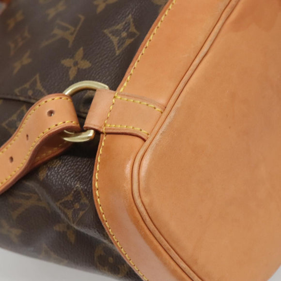 LOUIS VUITTON Monogram Montsouris MM Backpack M51136 LV Auth BA5166