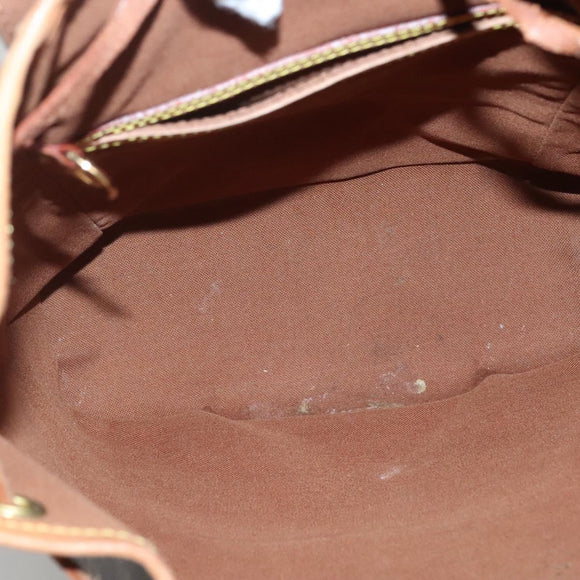 LOUIS VUITTON Monogram Montsouris MM Backpack M51136 LV Auth BA5166