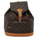 LOUIS VUITTON Monogram Montsouris MM Backpack M51136 LV Auth BA5166-13