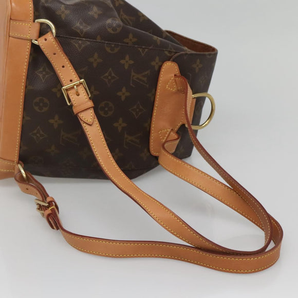 LOUIS VUITTON Monogram Montsouris MM Backpack M51136 LV Auth BA5166
