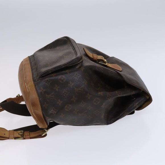 LOUIS VUITTON Monogram Montsouris GM Backpack M51135 LV Auth BA517