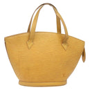 LOUIS VUITTON Epi Saint Jacques Hand Bag Yellow M52279 LV Auth BA5170-1