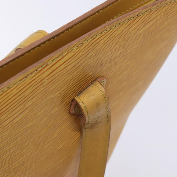 LOUIS VUITTON Epi Saint Jacques Hand Bag Yellow M52279 LV Auth BA5170