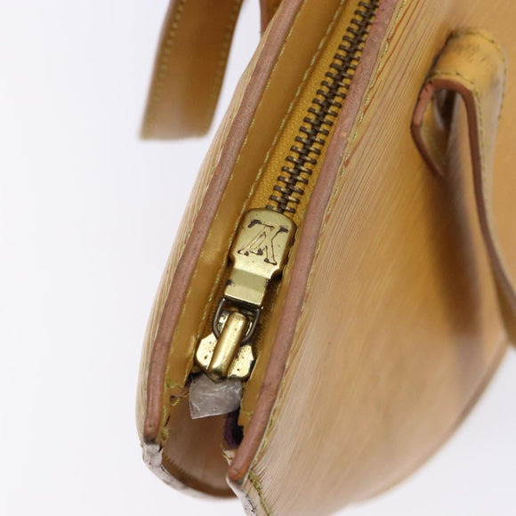 LOUIS VUITTON Epi Saint Jacques Hand Bag Yellow M52279 LV Auth BA5170