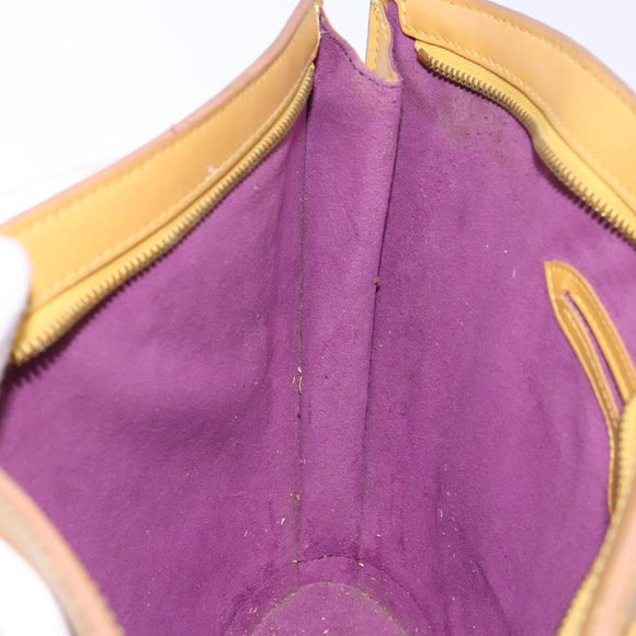 LOUIS VUITTON Epi Saint Jacques Hand Bag Yellow M52279 LV Auth BA5170