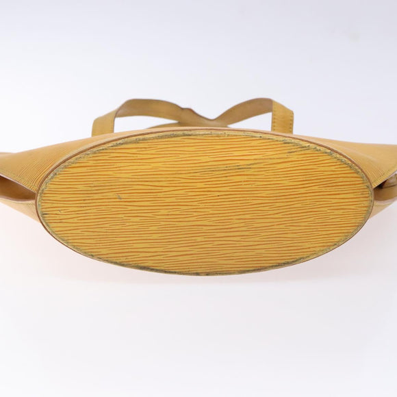 LOUIS VUITTON Epi Saint Jacques Hand Bag Yellow M52279 LV Auth BA5170