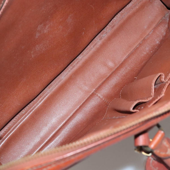 LOUIS VUITTON Epi Porte Documents Voyage Business Bag Brown M54478 Auth BA5171