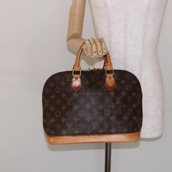 LOUIS VUITTON Monogram Alma Hand Bag M51130 LV Auth BA5172