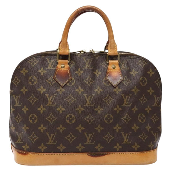 LOUIS VUITTON Monogram Alma Hand Bag M51130 LV Auth BA5172