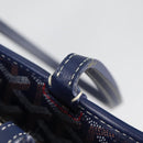GOYARD Herringbone Artois PM Tote Bag PVC Leather Blue Auth BA5176M-10
