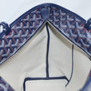 GOYARD Herringbone Artois PM Tote Bag PVC Leather Blue Auth BA5176M-19