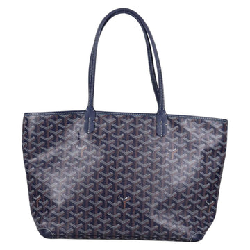 GOYARD Herringbone Artois PM Tote Bag PVC Leather Blue Auth BA5176M - 0