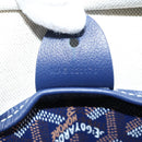GOYARD Herringbone Artois PM Tote Bag PVC Leather Blue Auth BA5176M-22