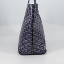 GOYARD Herringbone Artois PM Tote Bag PVC Leather Blue Auth BA5176M-5