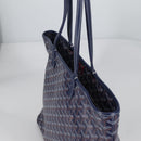 GOYARD Herringbone Artois PM Tote Bag PVC Leather Blue Auth BA5176M-6