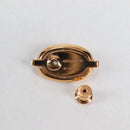 HERMES Pierce Mini Mayon Earring metal Pink Auth BA5179M-5