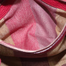 GUCCI Bamboo Daily Hand Bag Leather 2way Pink Silver 370831 Auth BA5180-20