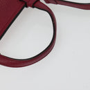 GUCCI Bamboo Daily Hand Bag Leather 2way Pink Silver 370831 Auth BA5180-7