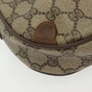 GUCCI GG Supreme Web Sherry Line Shoulder Bag PVC Beige 89 02 066 Auth BA5181-16