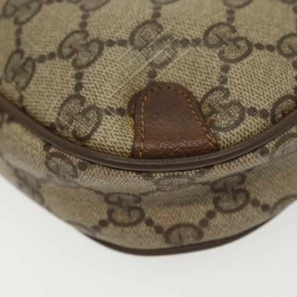 GUCCI GG Supreme Web Sherry Line Shoulder Bag PVC Beige 89 02 066 Auth BA5181