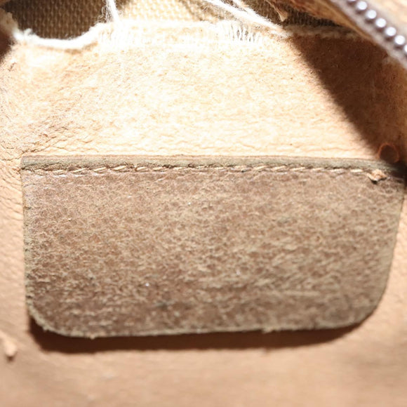 GUCCI GG Supreme Web Sherry Line Shoulder Bag PVC Beige 89 02 066 Auth BA5181