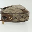 GUCCI GG Supreme Web Sherry Line Shoulder Bag PVC Beige 89 02 066 Auth BA5181-4