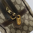 GUCCI GG Supreme Web Sherry Line Hand Bag PVC Beige Gold 67 01 4422 Auth BA5183-18