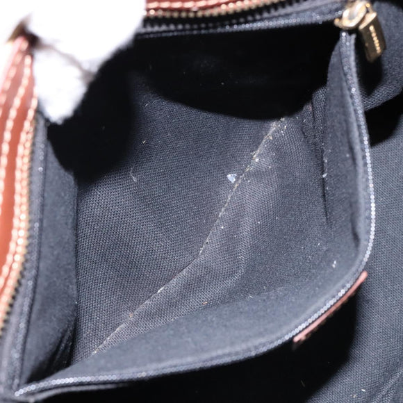 BURBERRY Nova Check Tote Bag PVC Beige Gold Auth BA5186