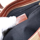 BURBERRY Nova Check Tote Bag PVC Beige Gold Auth BA5186-21