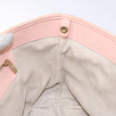 Jimmy Choo Studs Tote Bag Leather Pink Gold Auth BA5187-17