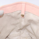 Jimmy Choo Studs Tote Bag Leather Pink Gold Auth BA5187-18