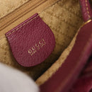 GUCCI Bamboo Backpack Suede Purple Gold 003 1705 0030 Auth BA5188-18