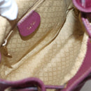 GUCCI Bamboo Backpack Suede Purple Gold 003 1705 0030 Auth BA5188-11