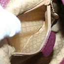 GUCCI Bamboo Backpack Suede Purple Gold 003 1705 0030 Auth BA5188-21