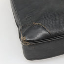 LOUIS VUITTON Epi Porte Documents Voyage Bag Black M54472 LV Auth BA5189-15