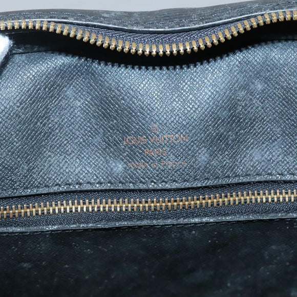 LOUIS VUITTON Epi Porte Documents Voyage Bag Black M54472 LV Auth BA5189