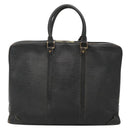 LOUIS VUITTON Epi Porte Documents Voyage Bag Black M54472 LV Auth BA5189-13