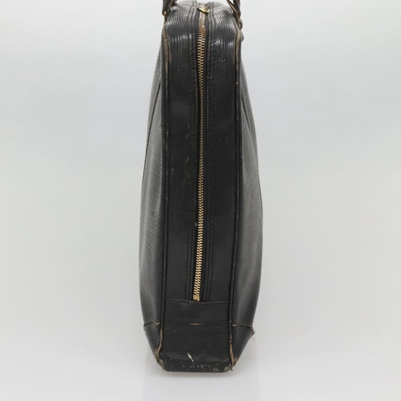 LOUIS VUITTON Epi Porte Documents Voyage Bag Black M54472 LV Auth BA5189