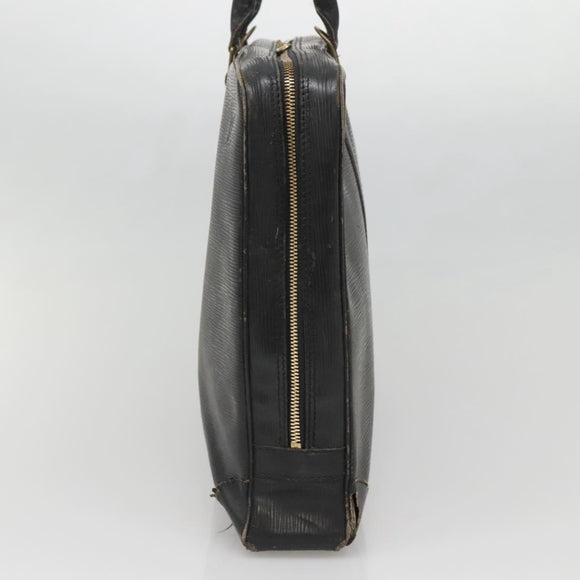 LOUIS VUITTON Epi Porte Documents Voyage Bag Black M54472 LV Auth BA5189