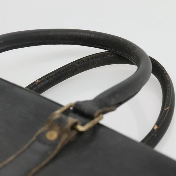 LOUIS VUITTON Epi Porte Documents Voyage Bag Black M54472 LV Auth BA5189