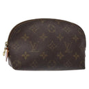 LOUIS VUITTON Monogram Pochette Cosmetic PM Pouch M43998 LV Auth BA5190-1