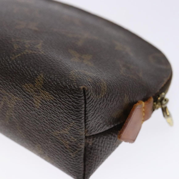 LOUIS VUITTON Monogram Pochette Cosmetic PM Pouch M43998 LV Auth BA5190