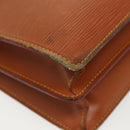 LOUIS VUITTON Epi Serviette Conseiller Briefcase Brown M54423 LV Auth BA5192-8