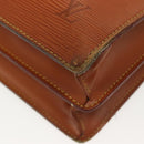 LOUIS VUITTON Epi Serviette Conseiller Briefcase Brown M54423 LV Auth BA5192-16