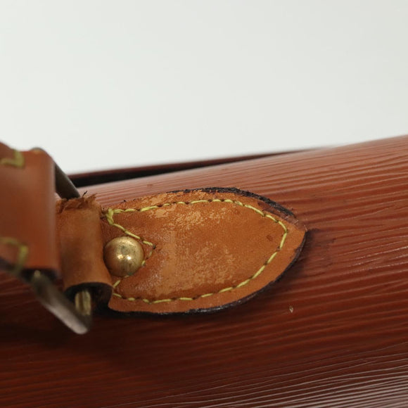 LOUIS VUITTON Epi Serviette Conseiller Briefcase Brown M54423 LV Auth BA5192