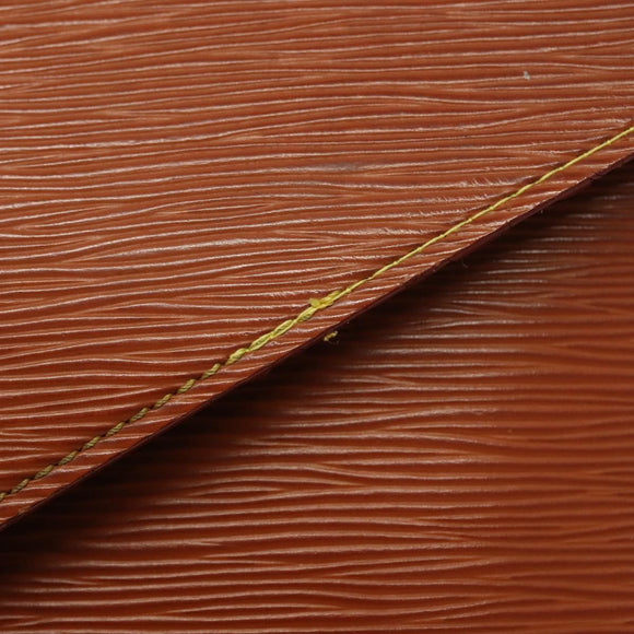 LOUIS VUITTON Epi Serviette Conseiller Briefcase Brown M54423 LV Auth BA5192