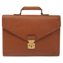 LOUIS VUITTON Epi Serviette Conseiller Briefcase Brown M54423 LV Auth BA5192-13