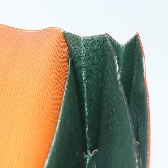 LOUIS VUITTON Epi Serviette Conseiller Briefcase Brown M54423 LV Auth BA5192