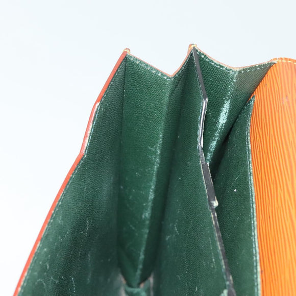 LOUIS VUITTON Epi Serviette Conseiller Briefcase Brown M54423 LV Auth BA5192