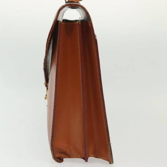 LOUIS VUITTON Epi Serviette Conseiller Briefcase Brown M54423 LV Auth BA5192